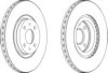 FERODO DDF252 Brake Disc